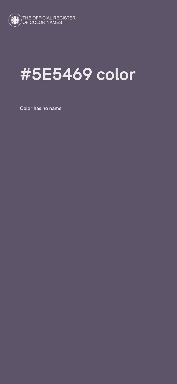 #5E5469 color image