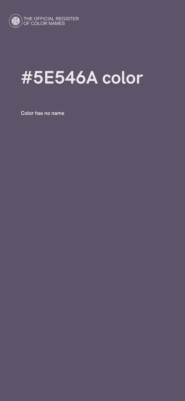 #5E546A color image