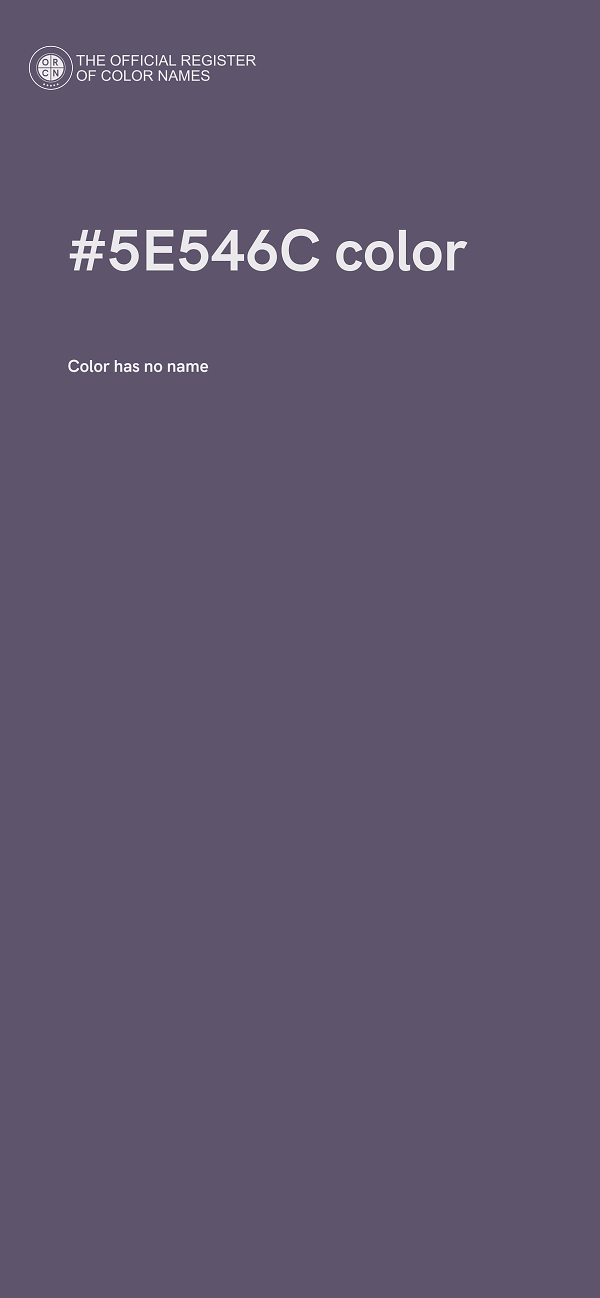 #5E546C color image