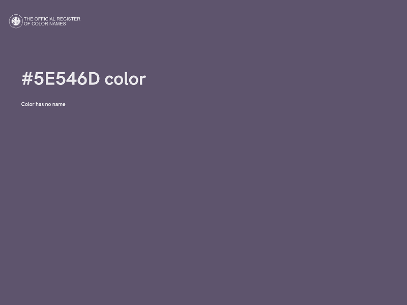 #5E546D color image
