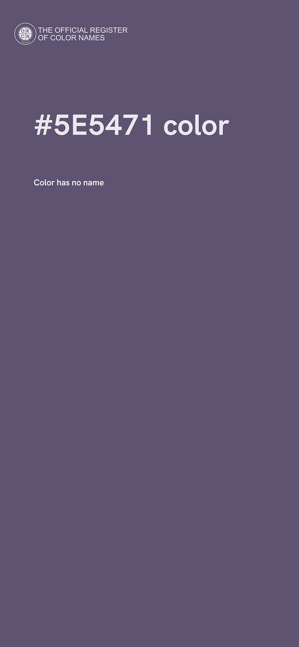 #5E5471 color image