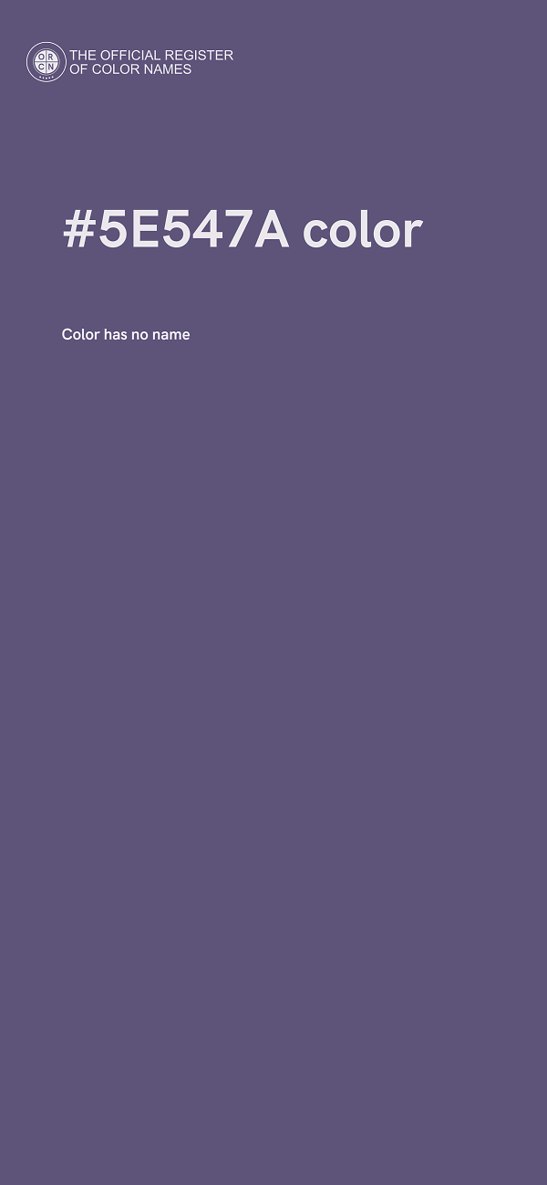 #5E547A color image