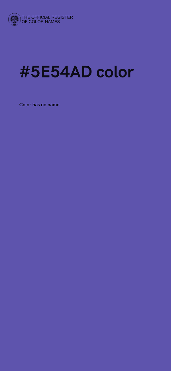 #5E54AD color image