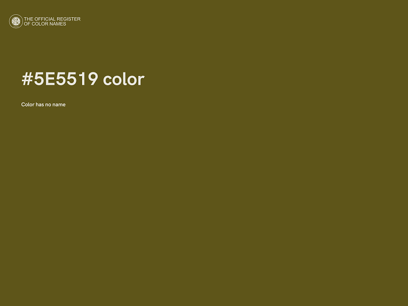 #5E5519 color image