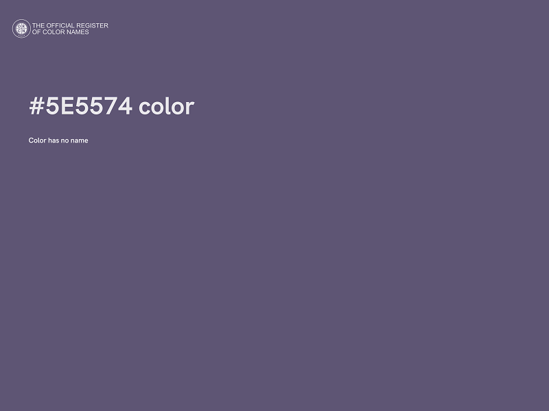 #5E5574 color image