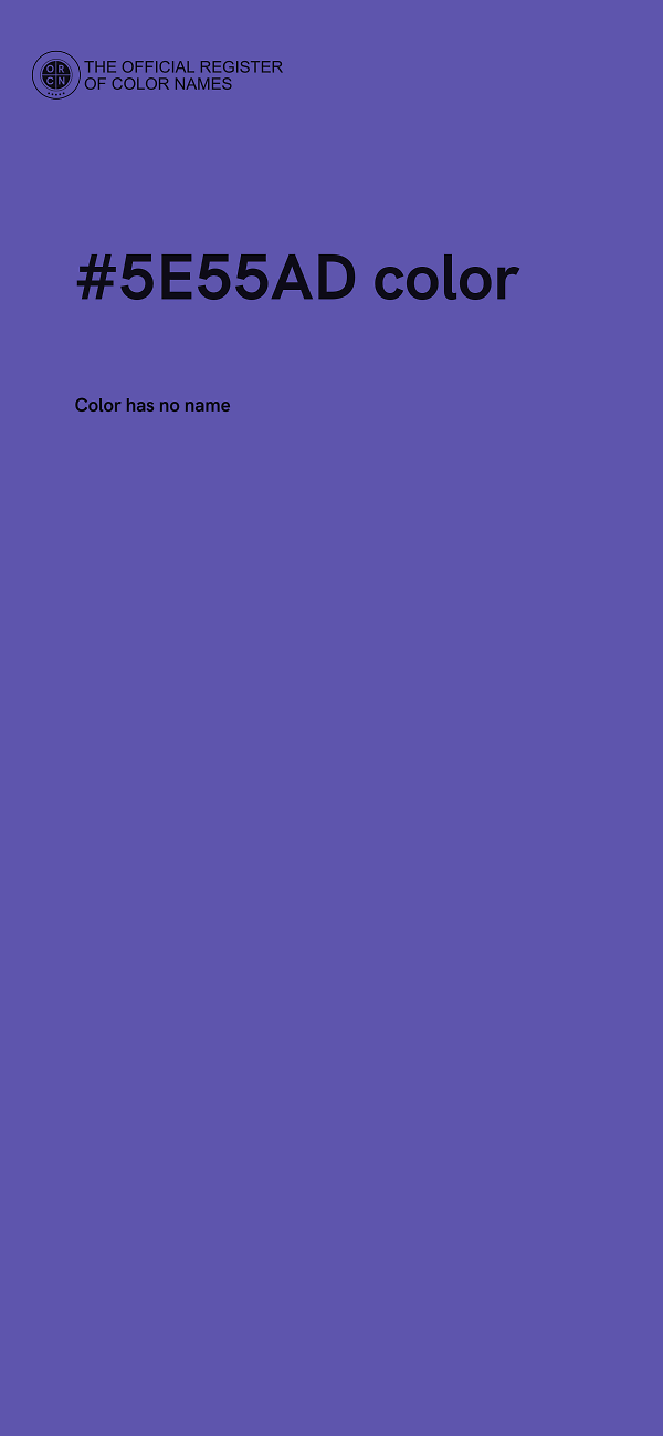 #5E55AD color image