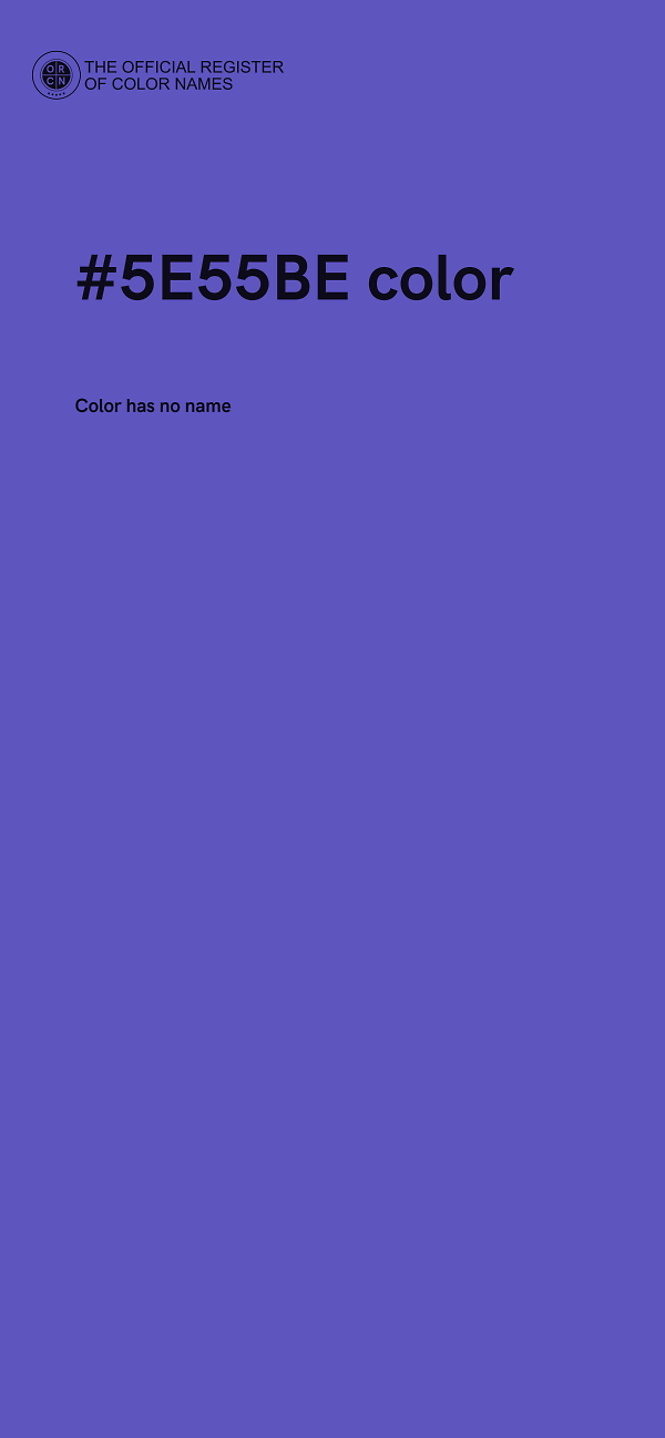 #5E55BE color image