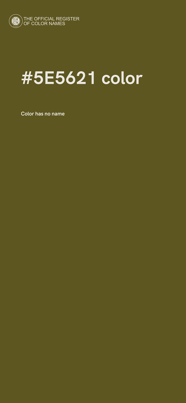 #5E5621 color image