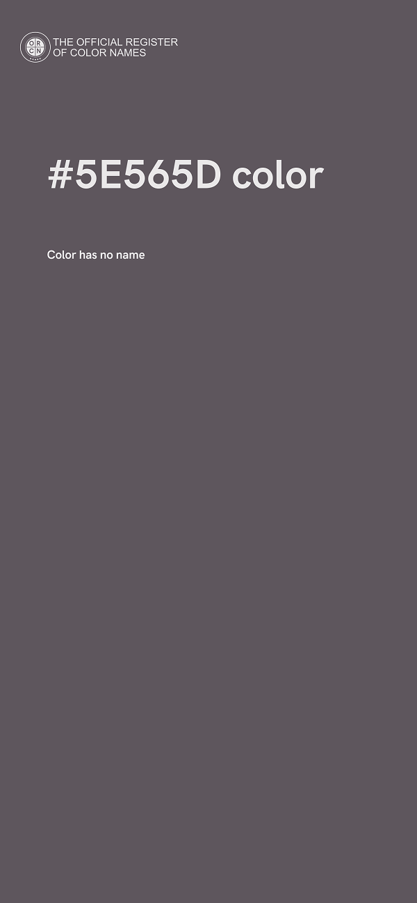 #5E565D color image