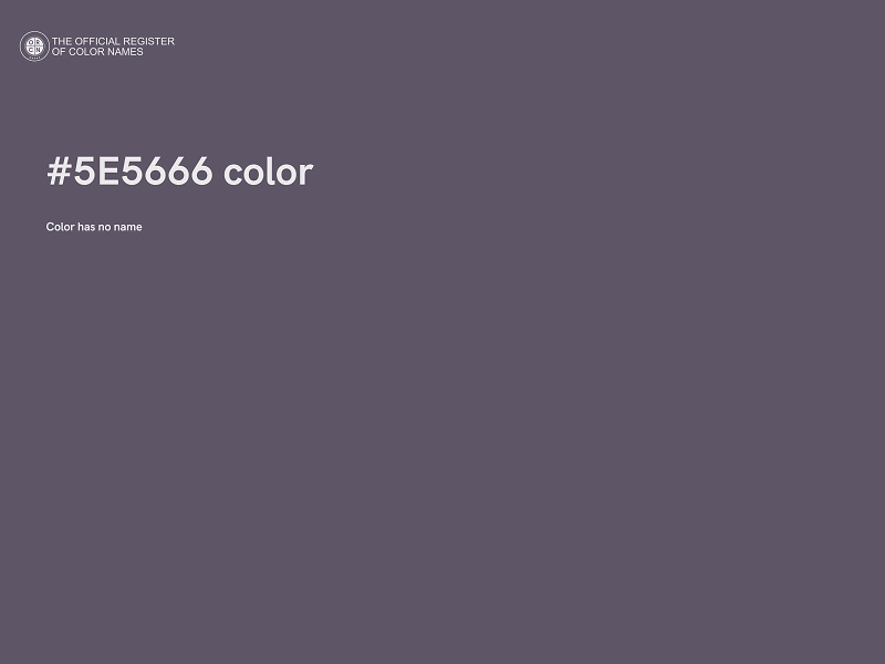 #5E5666 color image