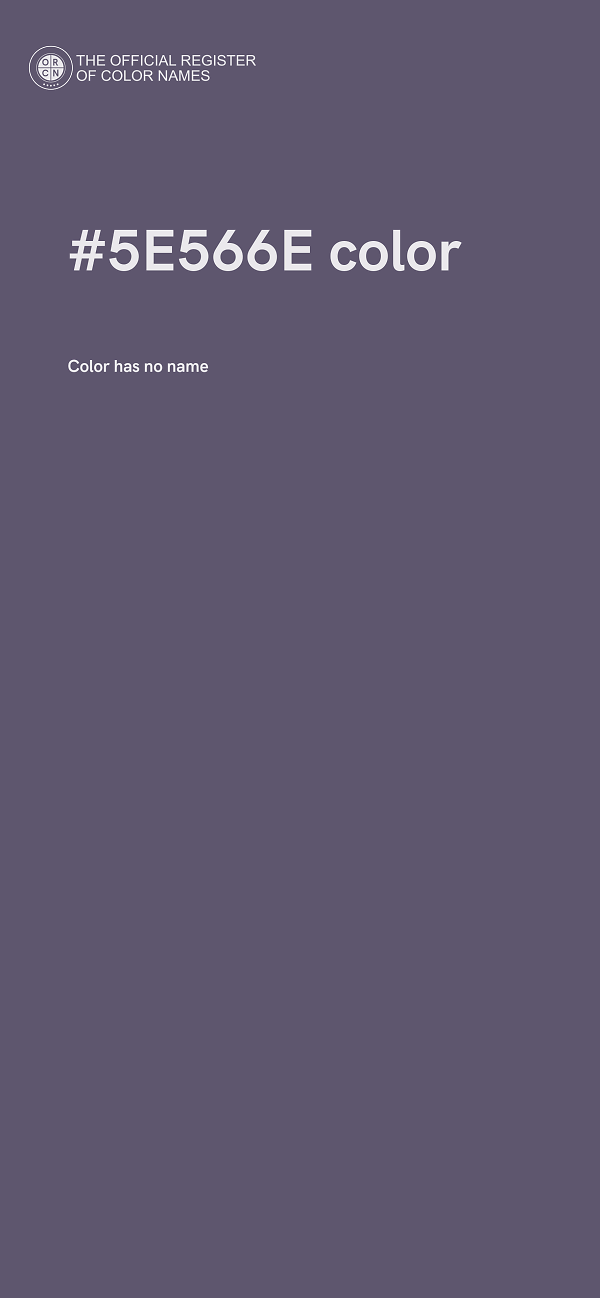 #5E566E color image