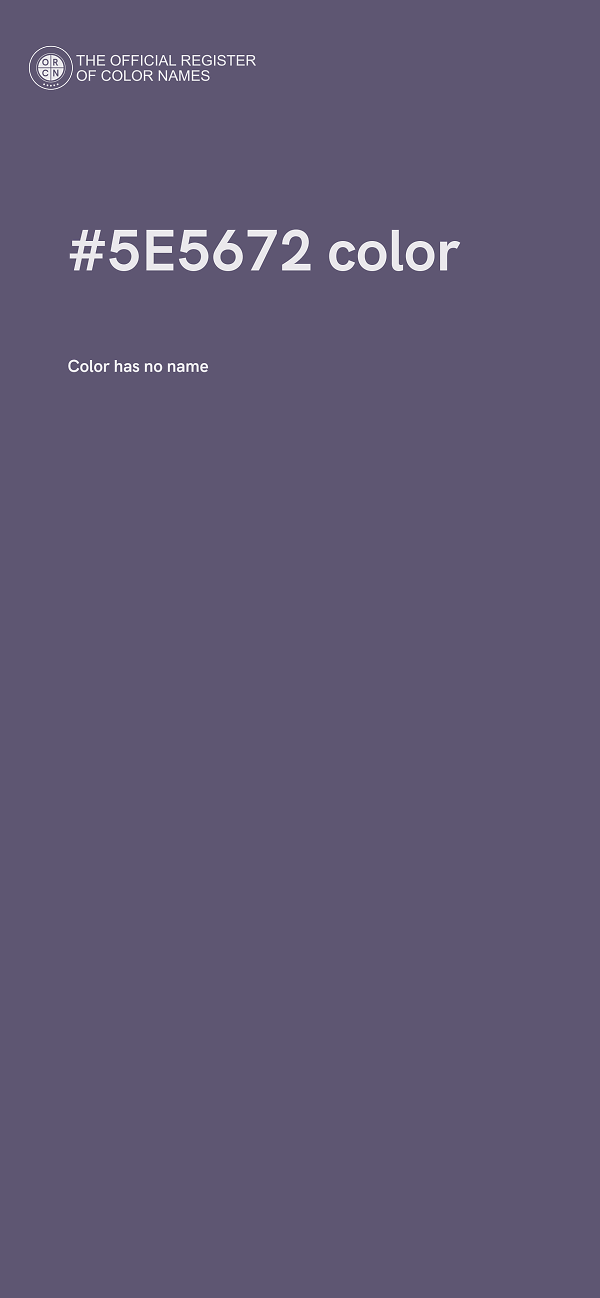 #5E5672 color image