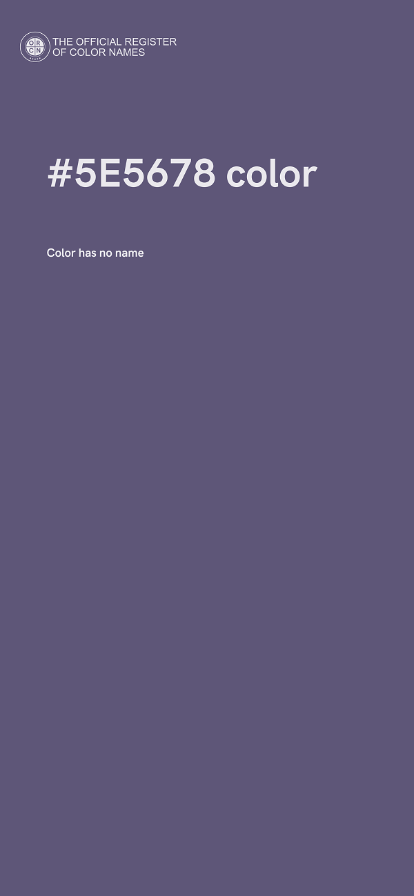 #5E5678 color image
