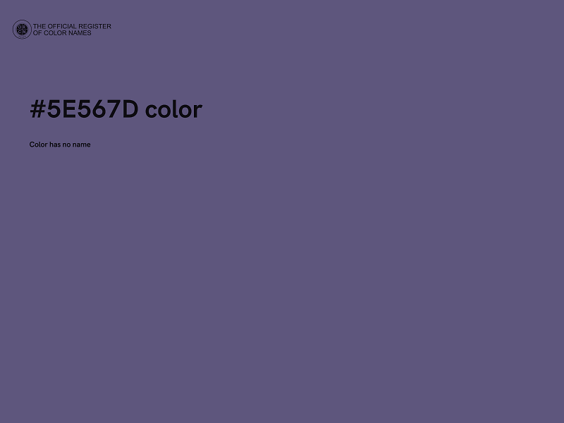 #5E567D color image