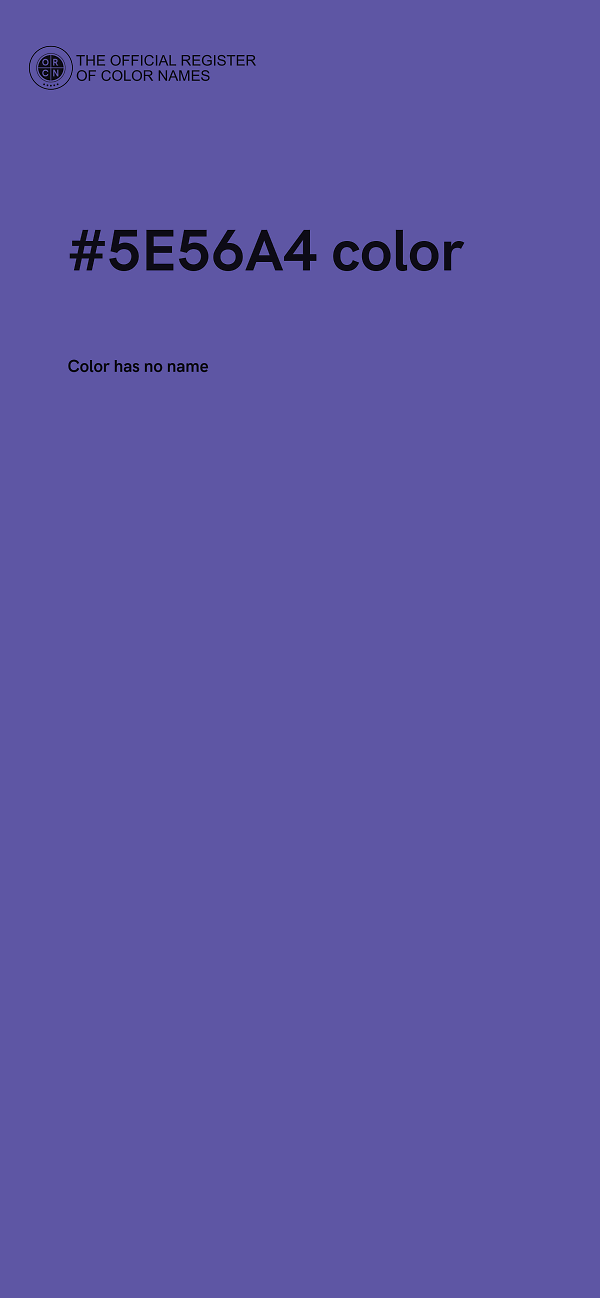 #5E56A4 color image