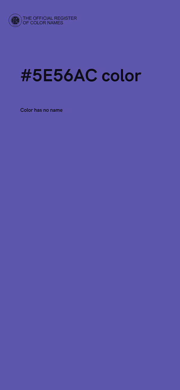#5E56AC color image
