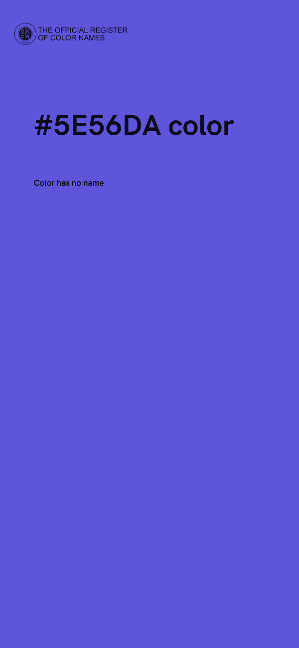 #5E56DA color image