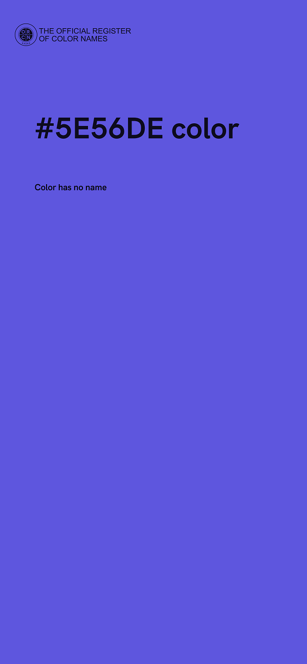 #5E56DE color image