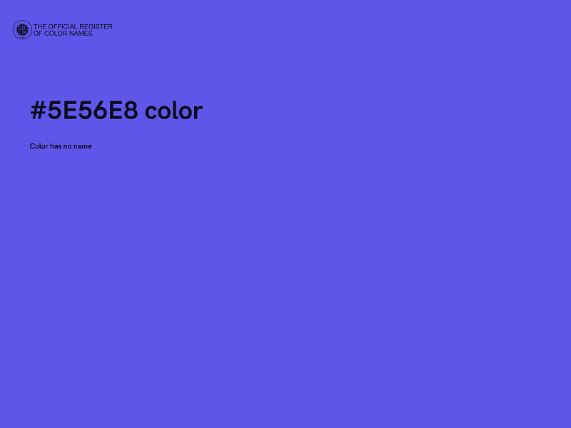 #5E56E8 color image