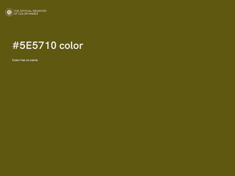 #5E5710 color image
