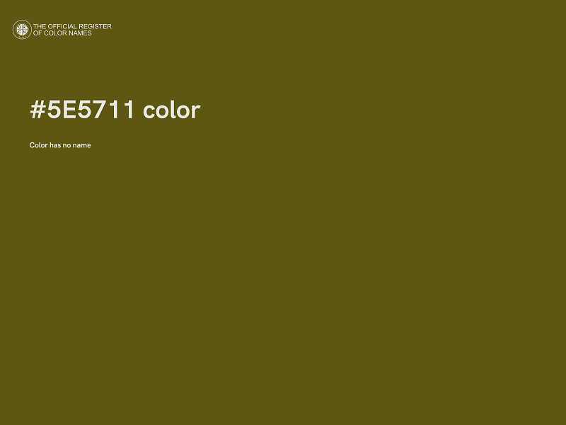 #5E5711 color image