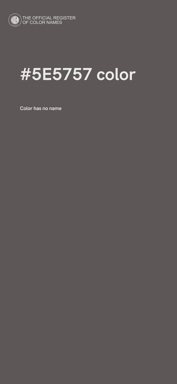 #5E5757 color image