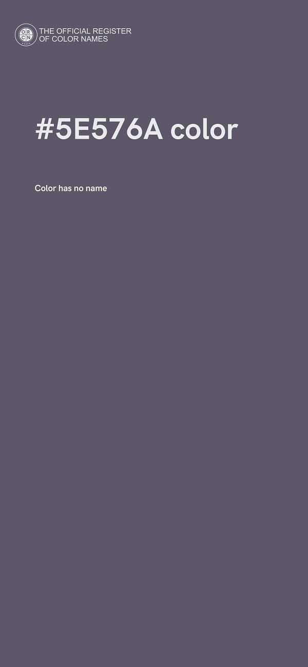#5E576A color image