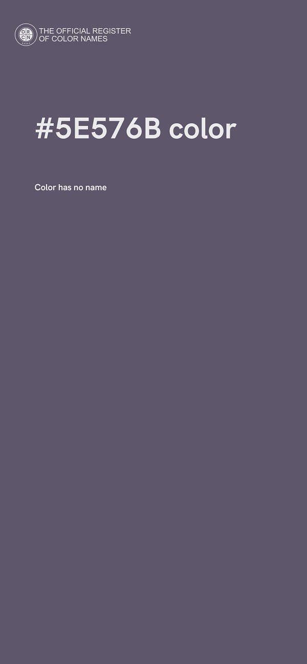 #5E576B color image