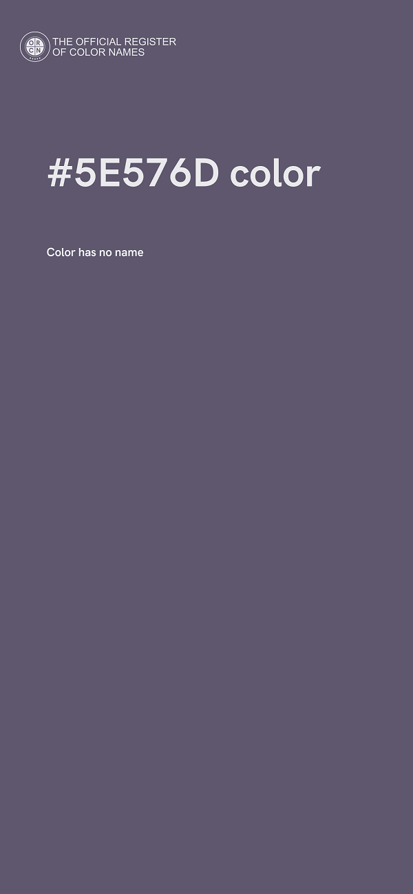 #5E576D color image
