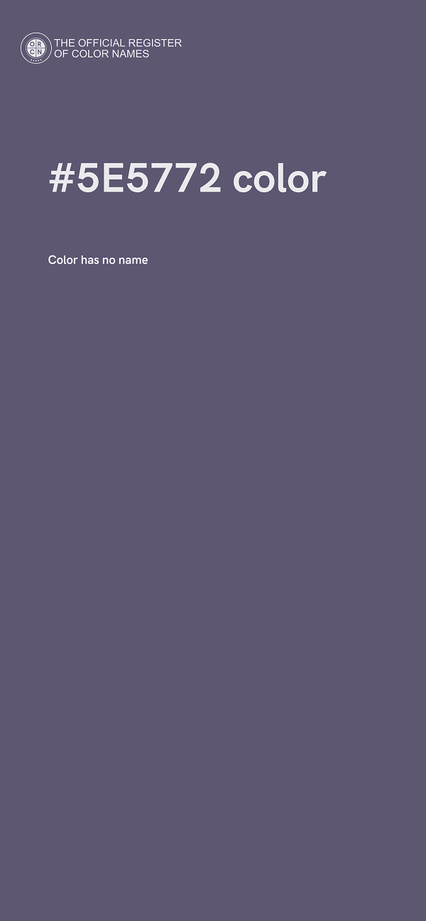 #5E5772 color image
