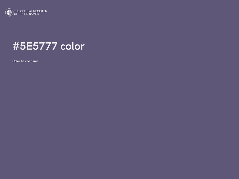 #5E5777 color image