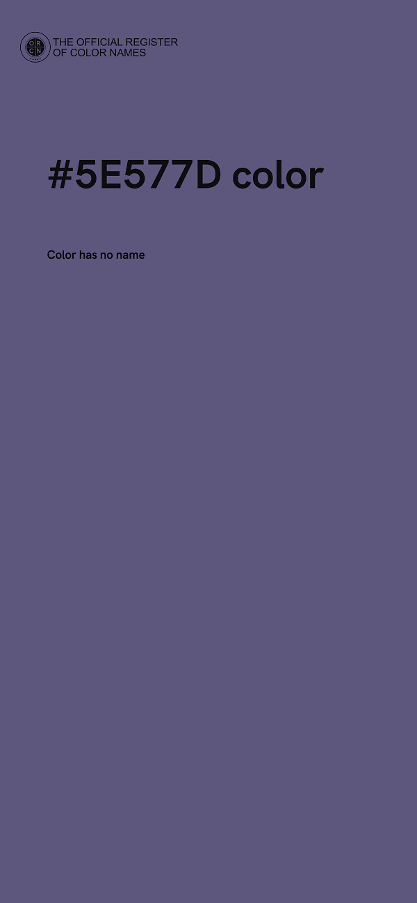#5E577D color image