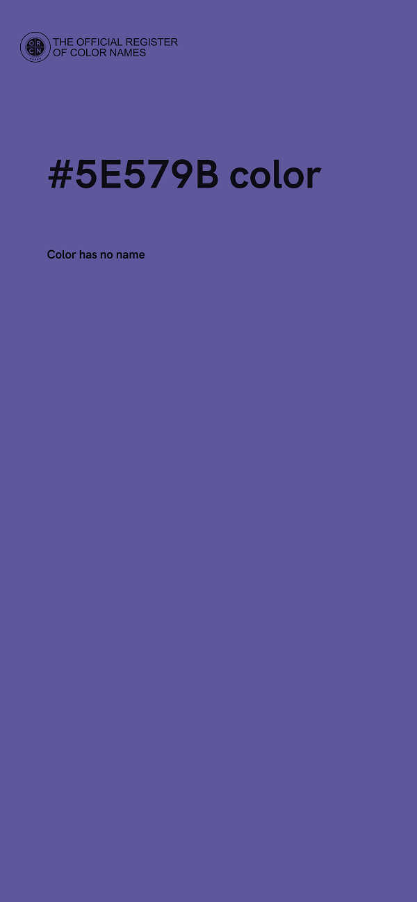 #5E579B color image