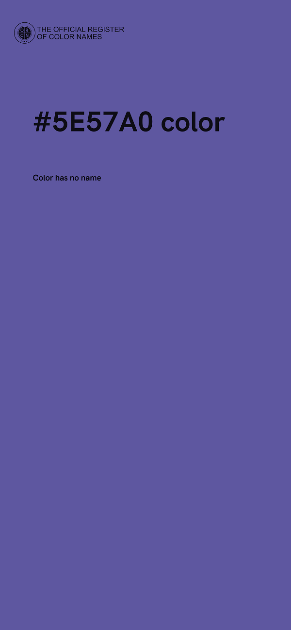 #5E57A0 color image