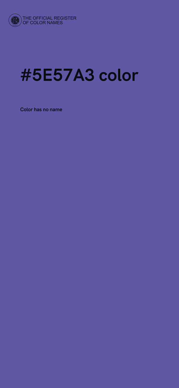 #5E57A3 color image