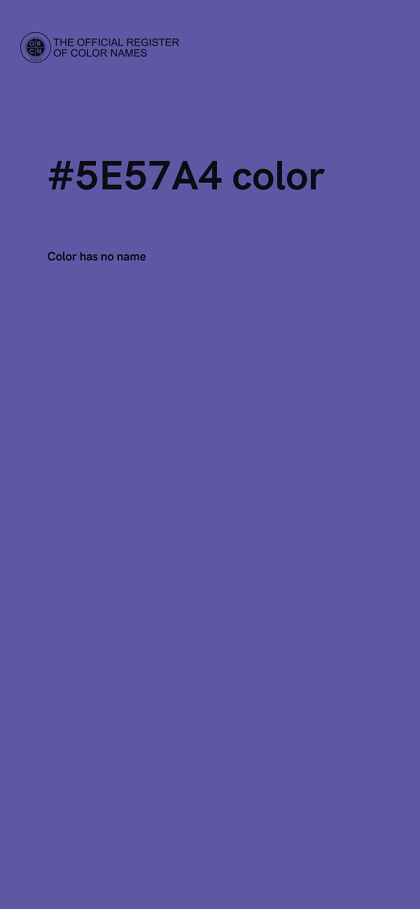 #5E57A4 color image