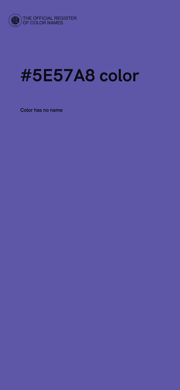 #5E57A8 color image
