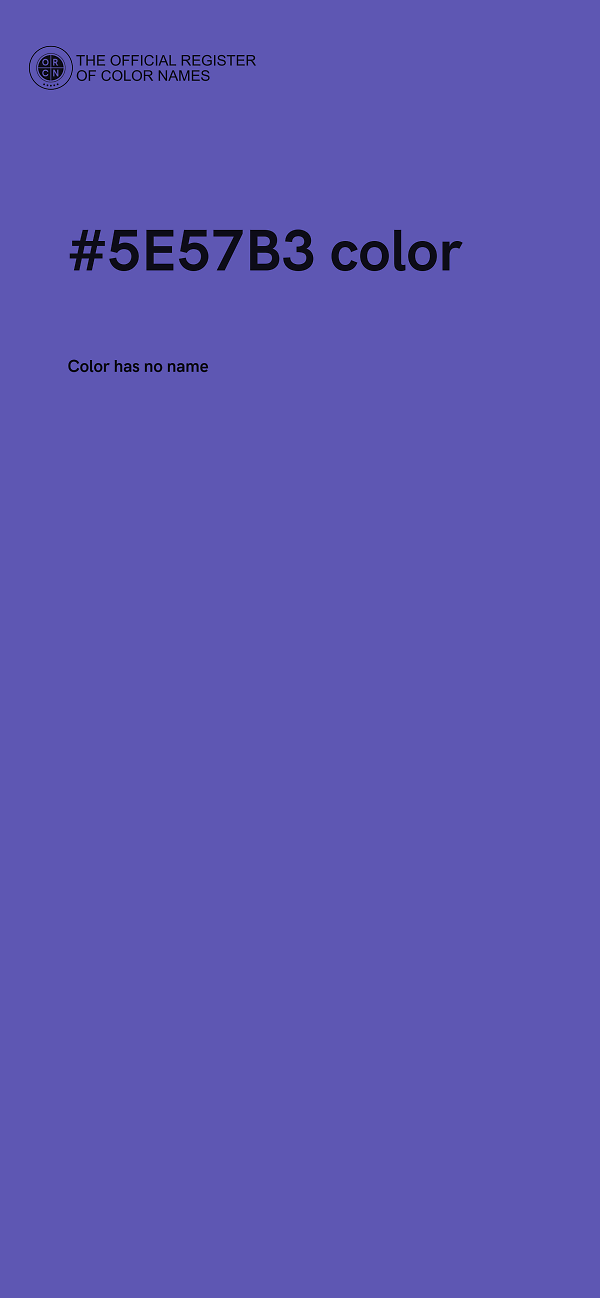 #5E57B3 color image
