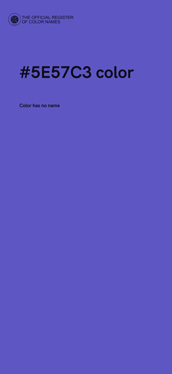 #5E57C3 color image