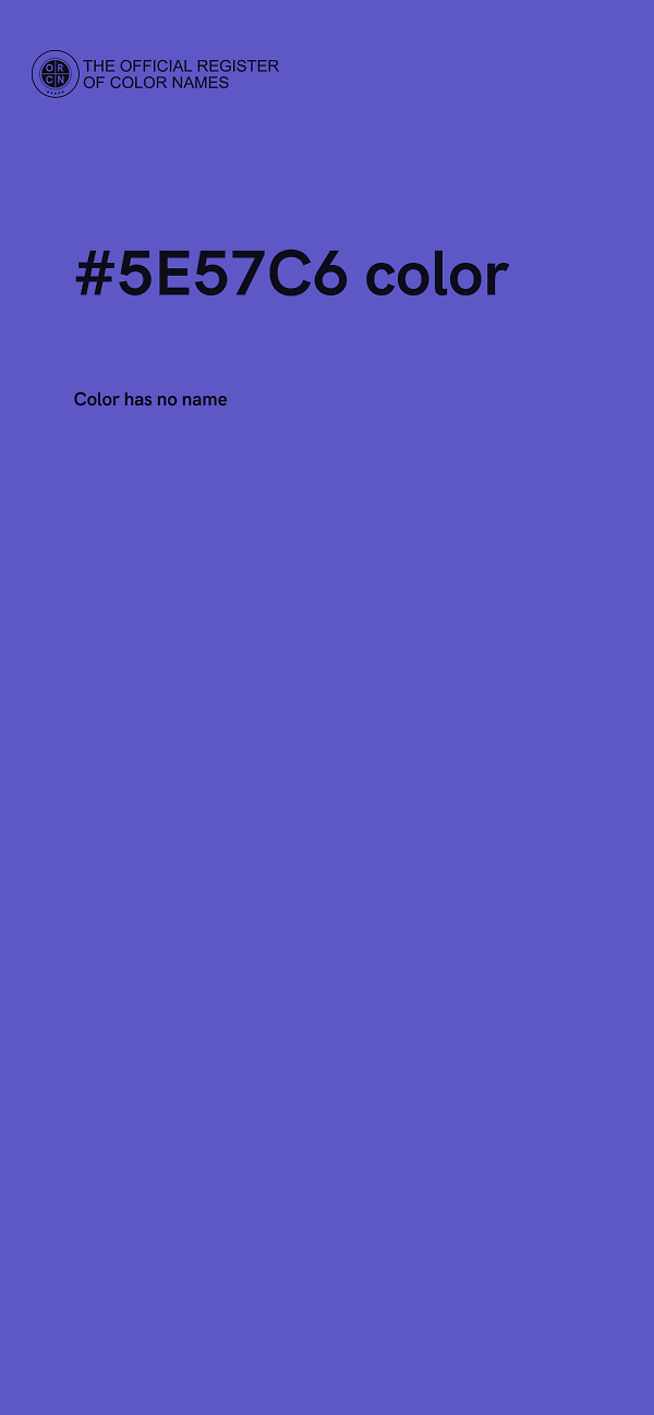 #5E57C6 color image