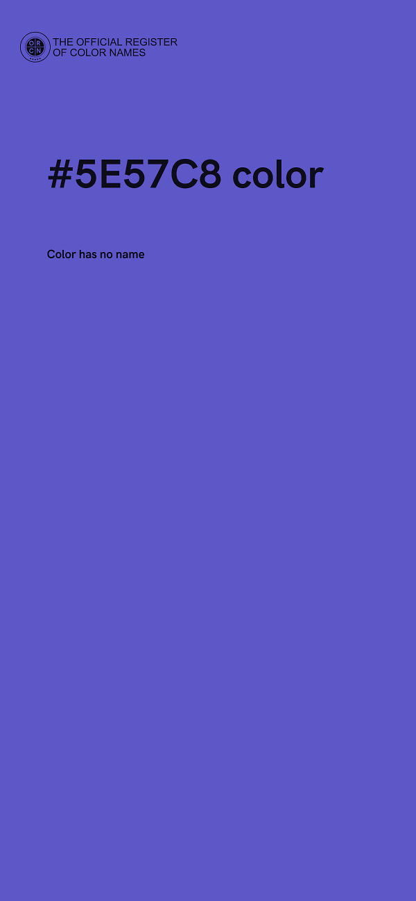 #5E57C8 color image