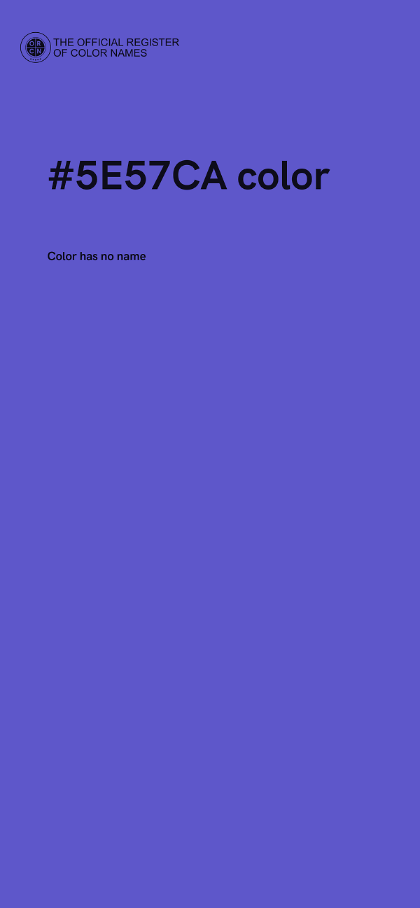 #5E57CA color image