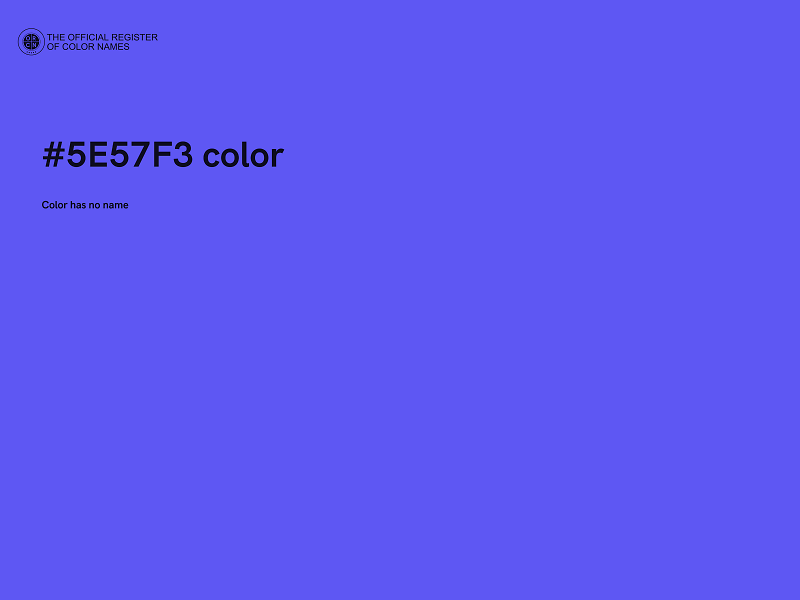#5E57F3 color image