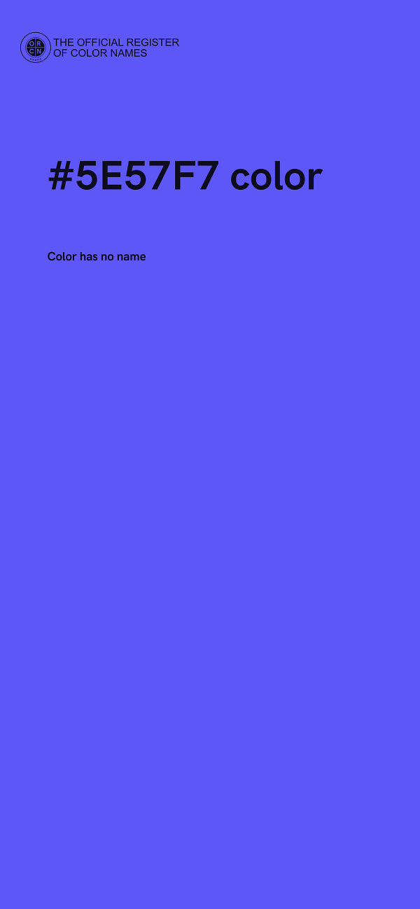 #5E57F7 color image
