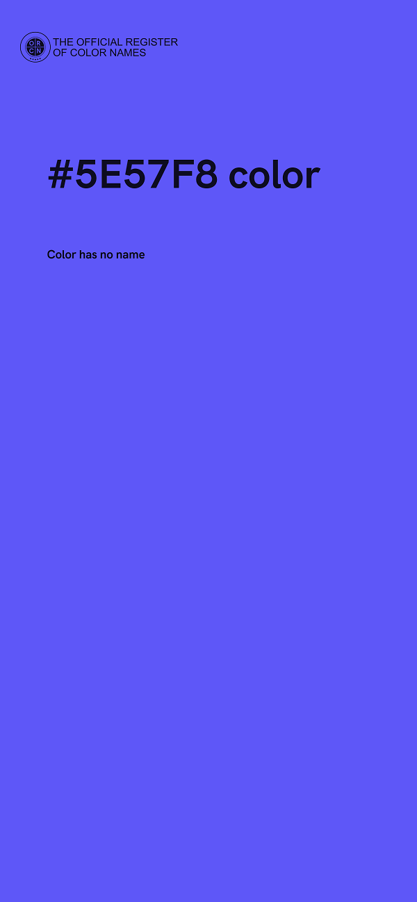#5E57F8 color image