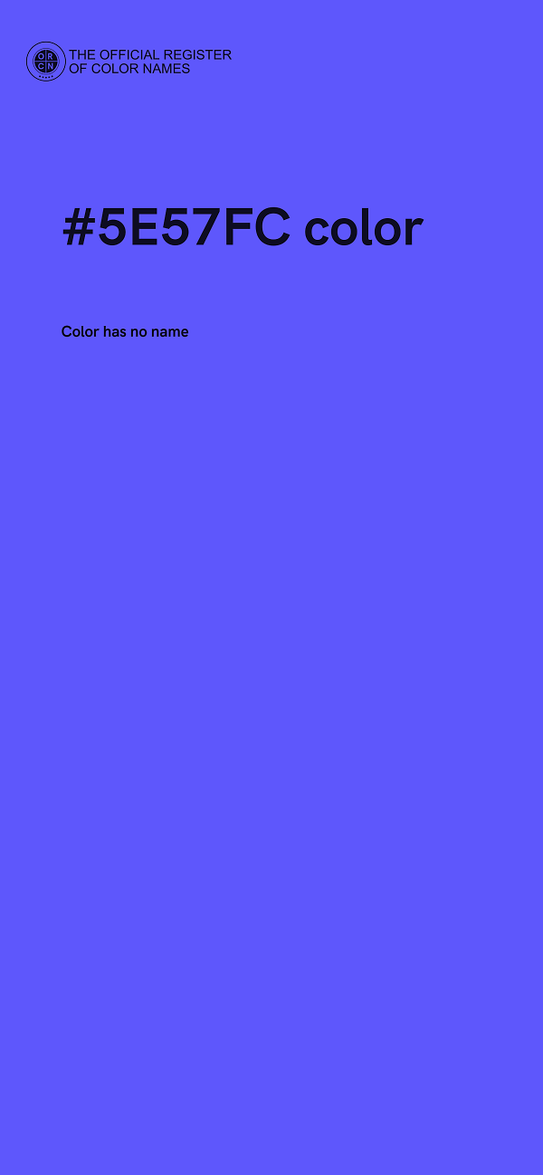 #5E57FC color image