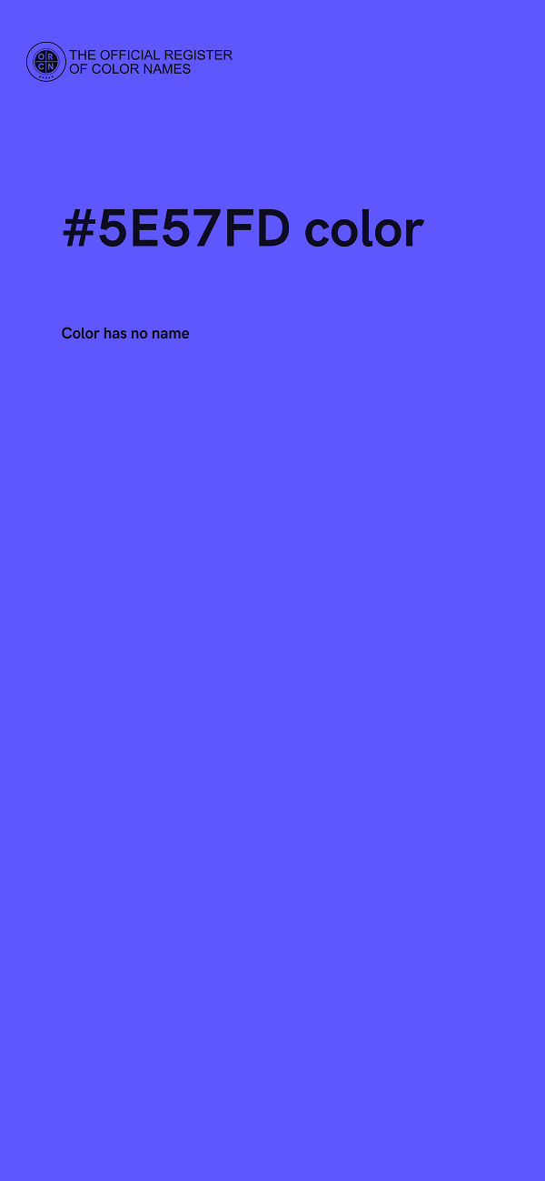 #5E57FD color image