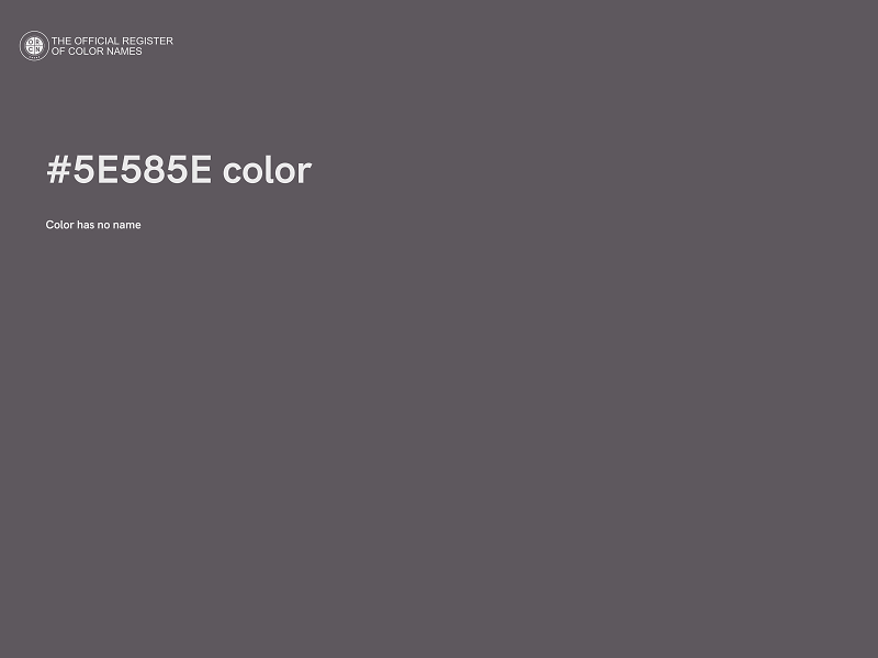 #5E585E color image
