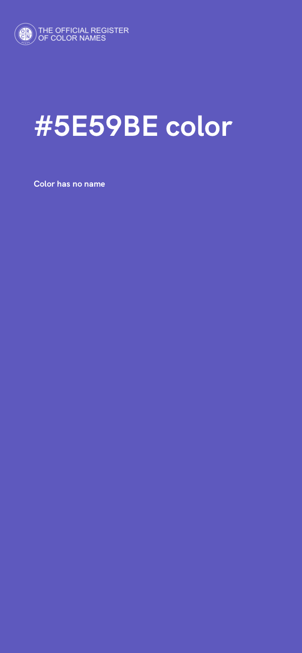 #5E59BE color image