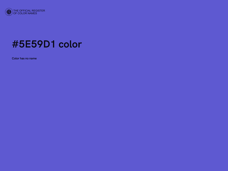 #5E59D1 color image